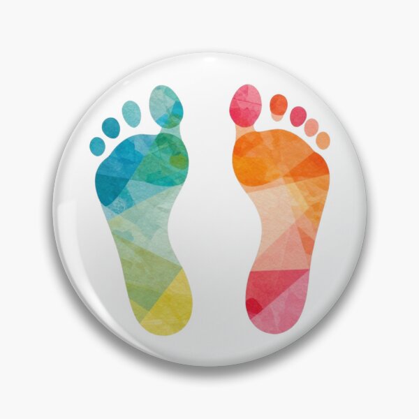 Item preview, Colorful Geometric Footprints Art designed and sold by AlxVel.