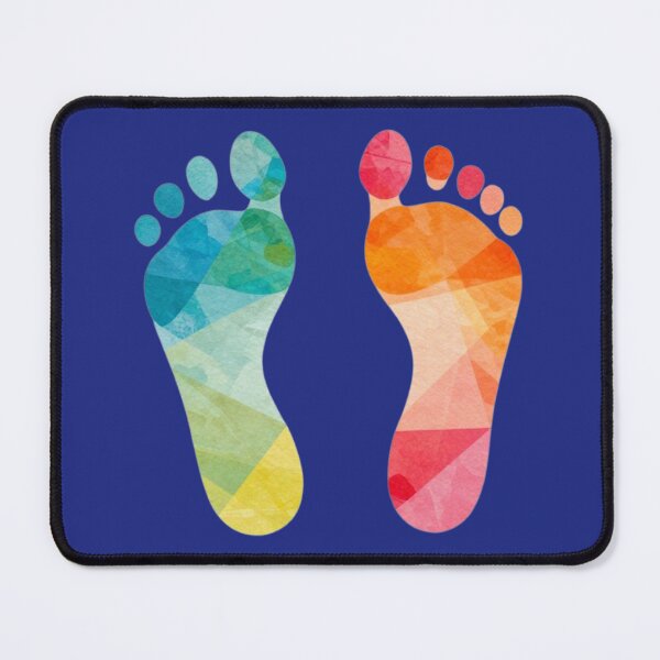 Item preview, Colorful Geometric Footprints Art designed and sold by AlxVel.