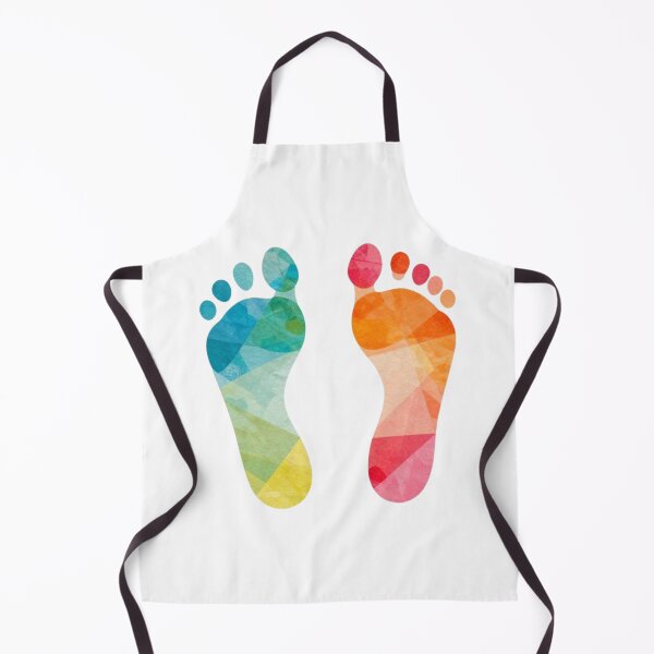 Item preview, Colorful Geometric Footprints Art designed and sold by AlxVel.