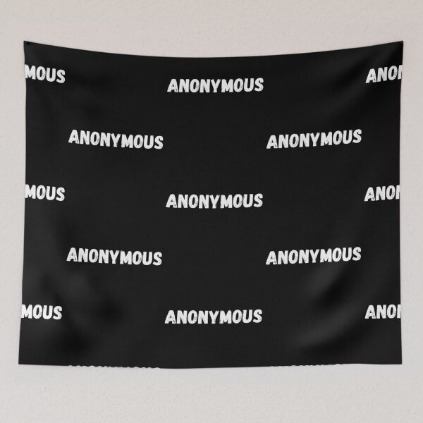 Item preview, Anonymous White Text designed and sold by Oh-Marsha.