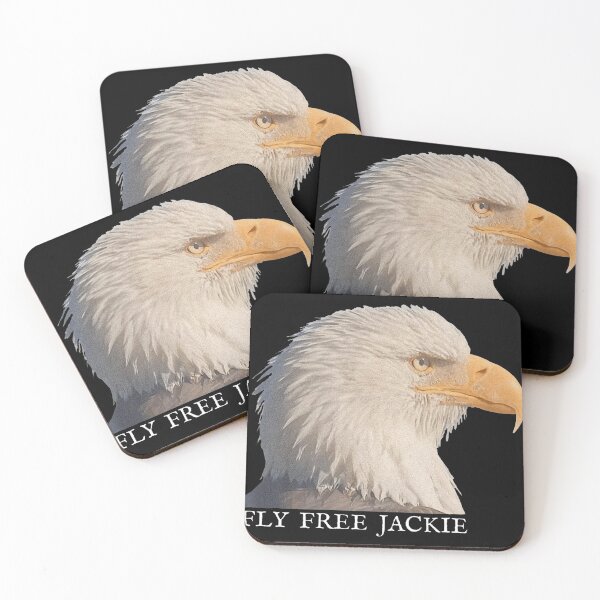 Item preview, Fly Free Jackie Bald Eagle Memorial Tribute designed and sold by MOHAMED AKKAR.