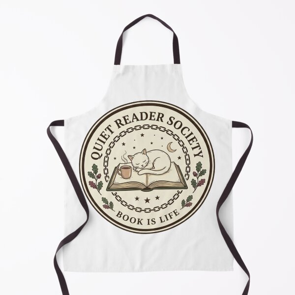 Item preview, Quiet Reader Society Sleeping Cat Book Lover designed and sold by MaafiaArtsThai.