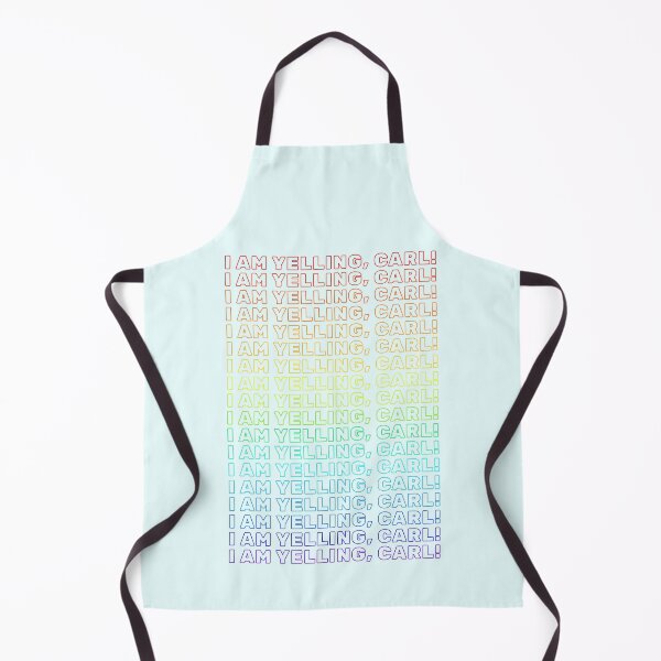 Item preview, I AM YELLING, CARL! Rainbow Outline bubble text designed and sold by FrenchieBoops.