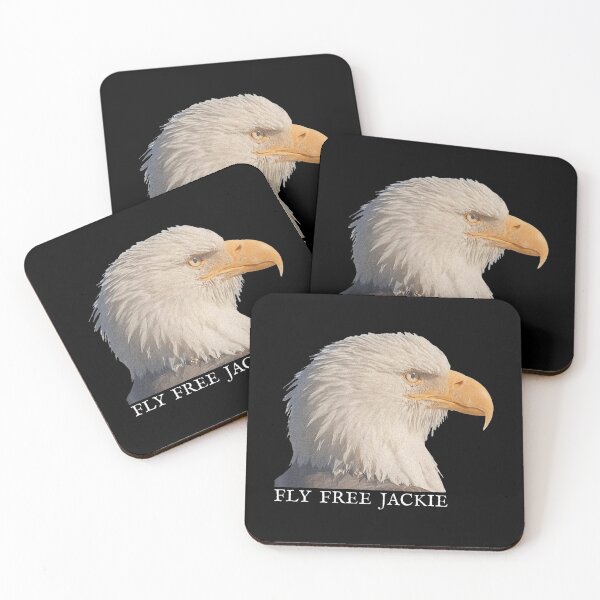 Item preview, Fly Free Jackie Bald Eagle Memorial Tribute designed and sold by Amerakstore.