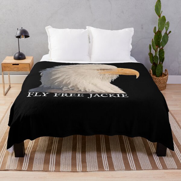 Item preview, Fly Free Jackie Bald Eagle Memorial Tribute designed and sold by Amerakstore.