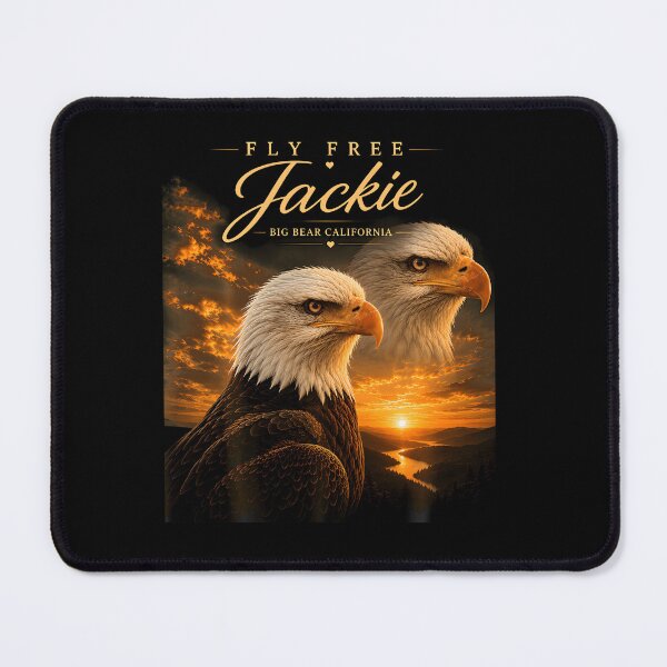 Item preview, Fly Free Jackie Big Bear Bald Eagle Memorial designed and sold by MOHAMED AKKAR.