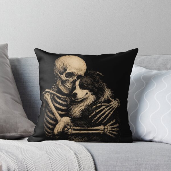 Item preview, Skeleton Border Collie Dog Embrace Art Halloween designed and sold by rafaeltto.