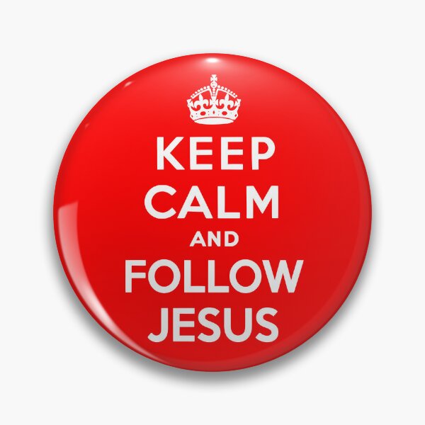 Item preview, KEEP CALM AND FOLLOW JESUS  designed and sold by Jack_Hammer.