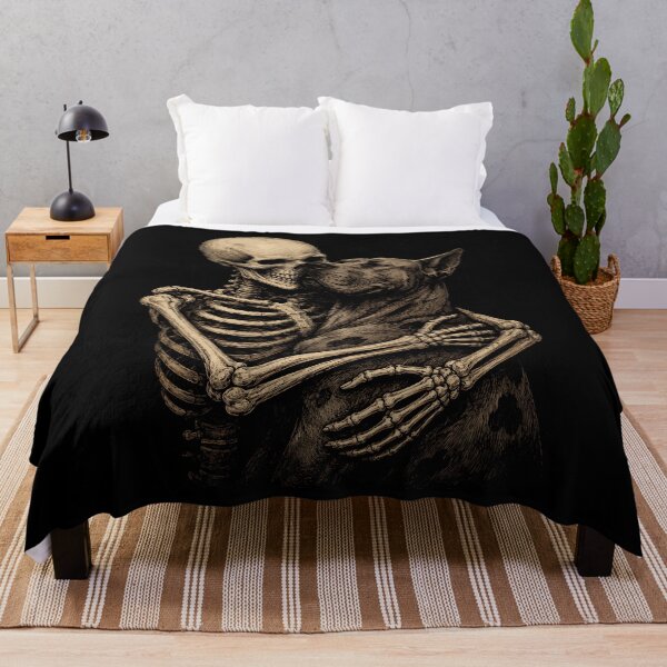 Item preview, Skeleton Great Dane Dog Embrace Halloween Illustration designed and sold by rafaeltto.