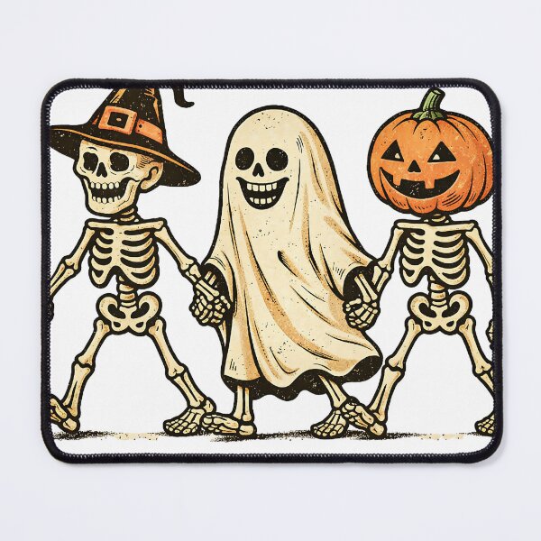 Item preview, Retro Skeleton Squad Halloween Costume Group | Vintage Cartoon Design designed and sold by MOCH- ART.