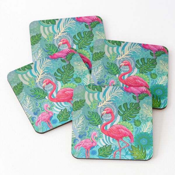 Item preview, Pink Flamingos designed and sold by shantilovesart.