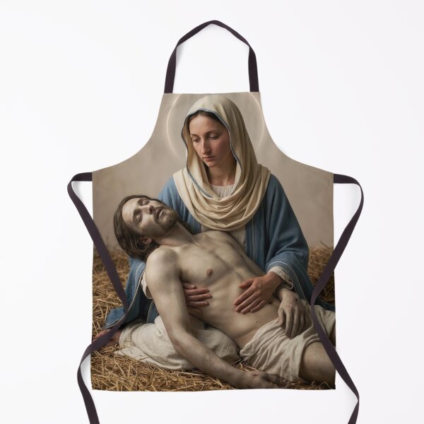 Item preview, Pietà — Mother Mary Holding the Body of Christ designed and sold by Kutji.Sacred.Art.