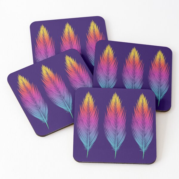 Item preview, Psychedelic Feathers designed and sold by alicraigdesigns.