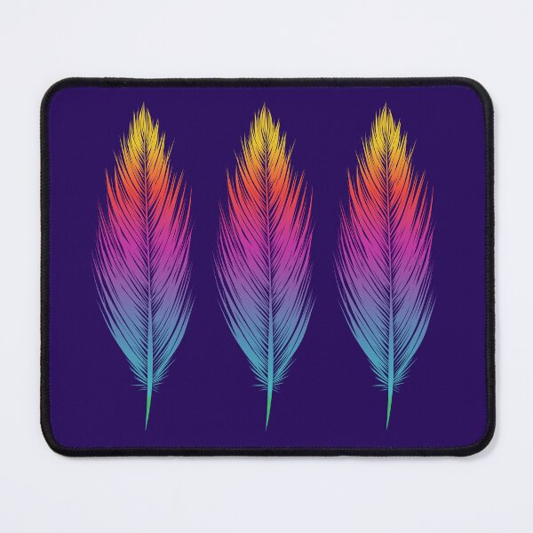 Item preview, Psychedelic Feathers designed and sold by alicraigdesigns.