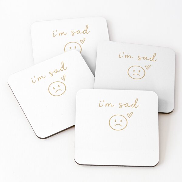 Item preview, I’m Sad | Minimalist Sad Face & Little Heart designed and sold by CalmMandala.