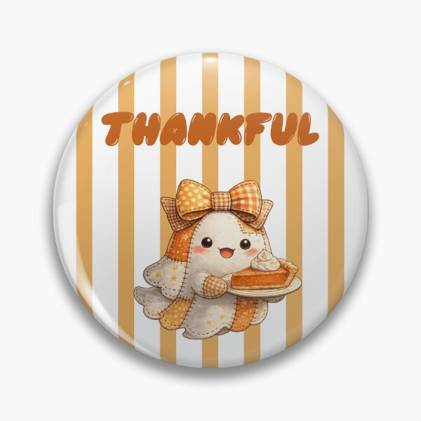 Item preview, Thankful Ghost with Slice of Pie designed and sold by Giddy Bear Gifts.
