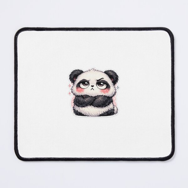 Item preview, Eye Roll Panda Sticker Kawaii Funny Reaction Meme for Gen Z & Sarcastic Friends designed and sold by CutePrintCorner.