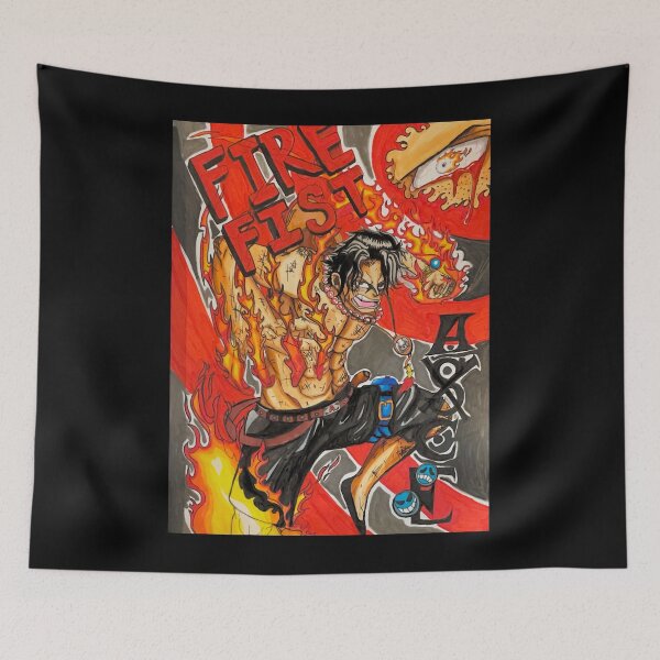 Item preview, one piece portgas d. ace artwork designed and sold by FranciscoMach1.