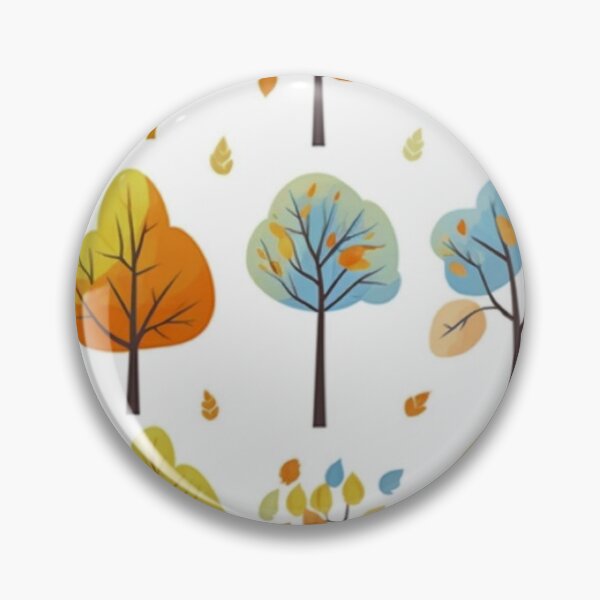Item preview, Autumn Forest Trees Pastel Colors Cute Seamless Pattern designed and sold by LYAN-STORE.