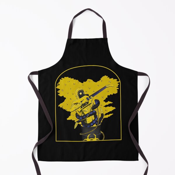 Item preview, Hazmat Suit Figure Playing Electric Guitar Encircled By Snake designed and sold by funnyrandom.