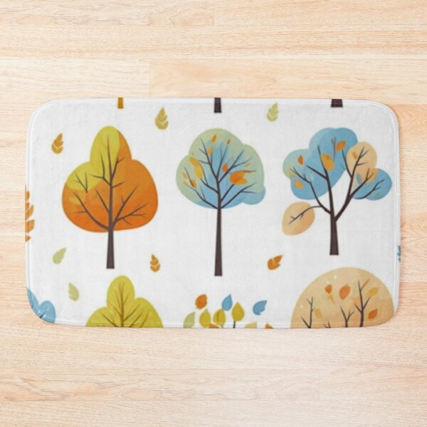 Item preview, Autumn Forest Trees Pastel Colors Cute Seamless Pattern designed and sold by LYAN-STORE.