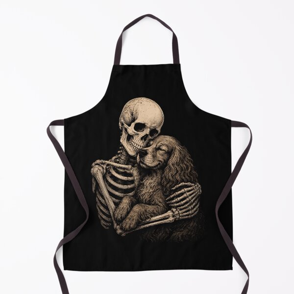 Item preview, Skeleton Cocker Spaniel Dog Embrace T-Shirt Design Halloween designed and sold by rafaeltto.