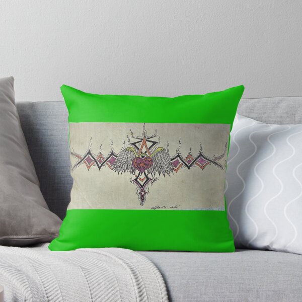 Item preview, angel heart with wing tribal designed and sold by Stephan420.