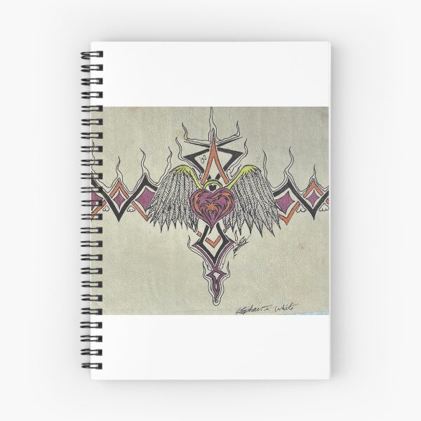 Item preview, angel heart with wing tribal designed and sold by STW0420.