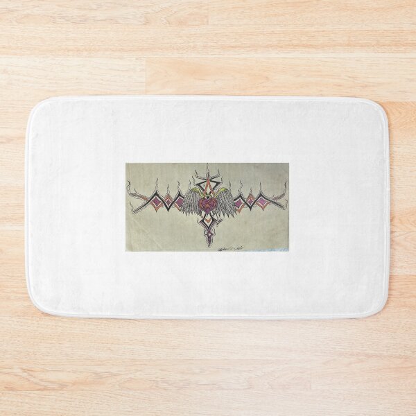 Item preview, angel heart with wing tribal designed and sold by Stephan420.