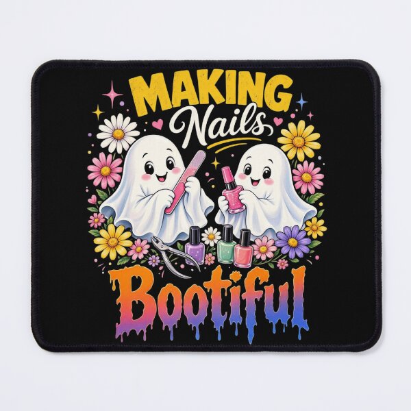 Item preview, Making Nails Bootiful Cute Ghost Nail Tech Halloween designed and sold by CF_VintageDesign.