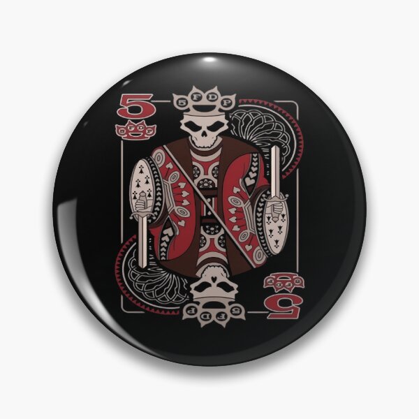 Item preview, Skeletal King Playing Card Concept With Swords And Crests designed and sold by funnyrandom.