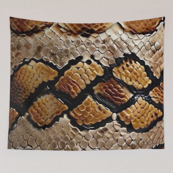 Item preview, Brown Snake Skin Python Scales Realist Texture Pattern designed and sold by LYAN-STORE.
