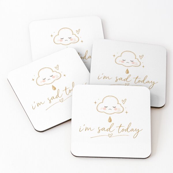 Item preview, I’m Sad Today | Cute Cloud Minimalist Design designed and sold by CalmMandala.