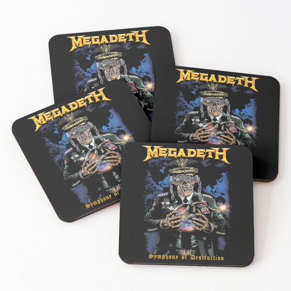 Aperçu de l'œuvre Megadeth Symphonie de la Destruction Crâne Militaire Général créée et vendue par Bluwum.