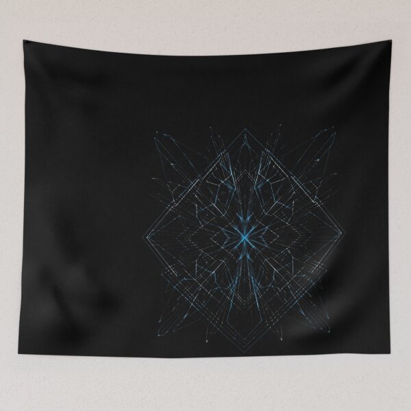 Item preview, Urban Geometry Black White Blue designed and sold by emmanuelsilve.