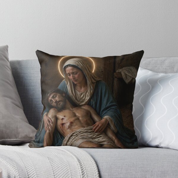 Item preview, Pietà — Our Lady of Sorrows designed and sold by Kutji.Sacred.Art.