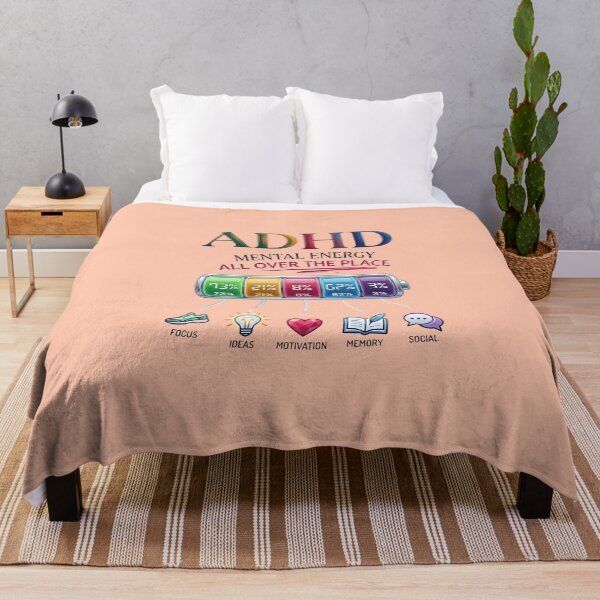 Item preview, ADHD Mental Energy All Over the Place Neurodivergent Humor & Relatable ADHD Quote designed and sold by Marti’s Shop Corner.