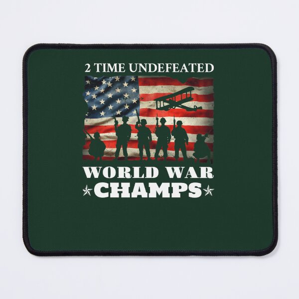 Item preview, 2 Time Undefeated World War Champs Memorial Day American Flag 257 designed and sold by RottenRbCafe.