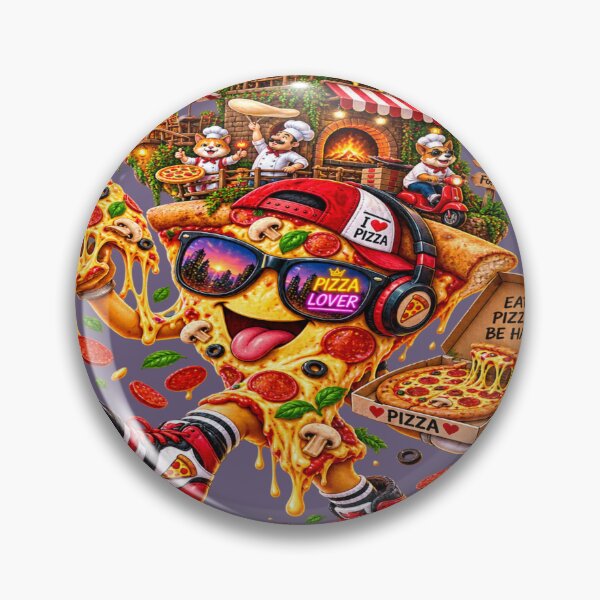 Item preview, Pizza Lover – Epic Pizza World | Funny Foodie Adventure designed and sold by DoodleWorld Studio .