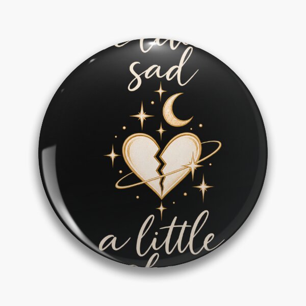 Item preview, A Little Sad, A Little Okay | Minimalist Broken Heart Design designed and sold by CalmMandala.