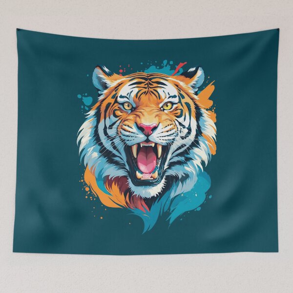 Item preview, Colorful Tiger designed and sold by TMBTM.