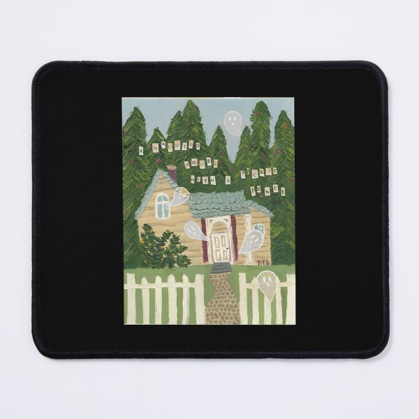 Item preview, phoebe bridgers haunted house with a picket fencepainting designed and sold by FranciscoMach1.