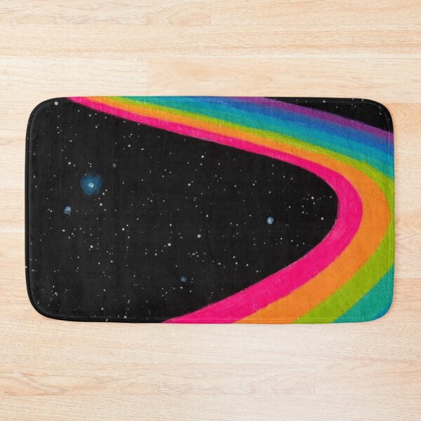 Item preview, Rainbow Road in Space Wavy Retro 70s Cosmic Road Illustration designed and sold by LYAN-STORE.