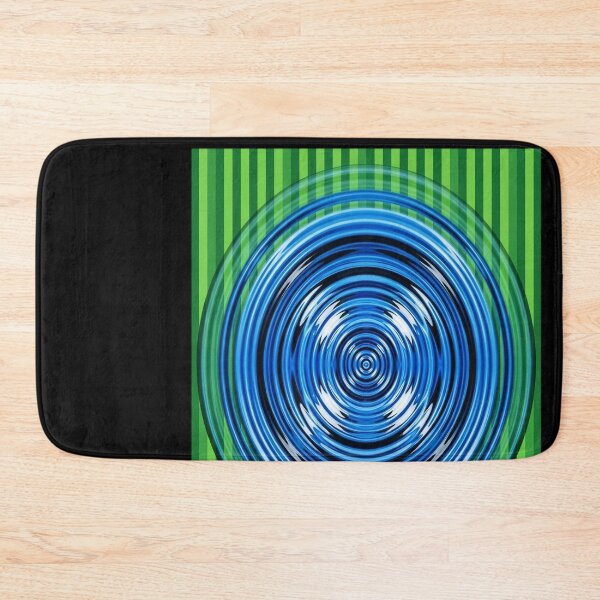 Item preview, Neon Blue Portal Water Illusion designed and sold by emmanuelsilve.