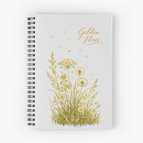 Item preview, Golden Hour Wildflower Field Nature Illustration designed and sold by Hearth & Hollow.