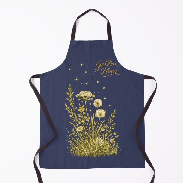 Item preview, Golden Hour Wildflower Field Nature Illustration designed and sold by Hearth & Hollow.