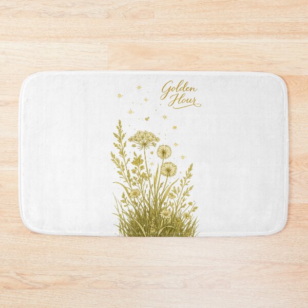 Item preview, Golden Hour Wildflower Field Nature Illustration designed and sold by Hearth & Hollow.