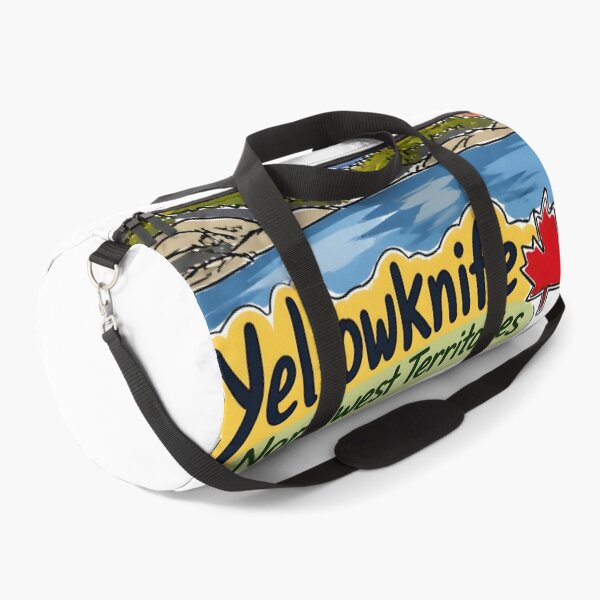 Item preview, Yellowknife NWT Cute Colorful Landscape Skyline Pride designed and sold by HowToCanadian.