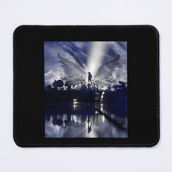 Item preview, Silhouette Drummer On Stage Angel Wings Light Reflection designed and sold by Doodlly.