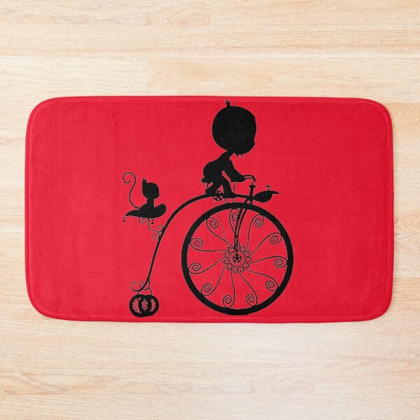 Item preview, Ruby Gloom Bike Silhoutte with Cat designed and sold by QueenAlicorn.